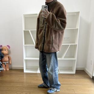 Cashmere 陈冠希双面长袖 Jacket Brown 防泼水拉链棉服 BTTJOB