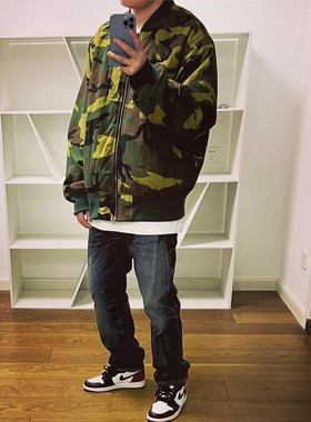BTTJOB THORSON II CAMO BOMBER JACKET MA1 迷彩飞行夹克棉服