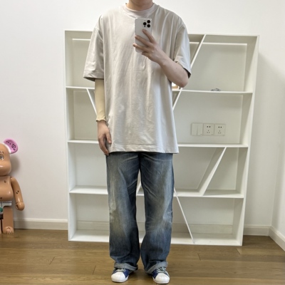 BTTJOB短袖潮牌莫代尔棉宽松T恤