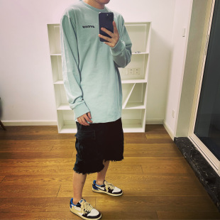 Sleeve 卫衣 BTTJOB Long 动态流动 凝视长袖 Shirt Glimpses