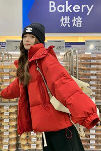 新款现货！短款甜美加厚保暖羽绒服浙宝180A/货号8888/p295控399图片