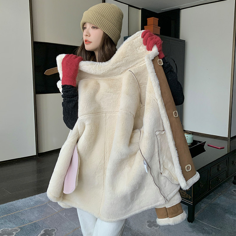 新款！25秋款羊羔毛外套女冬季浙宝180A/货号8856/p190控278,女装短外套,浙宝180A