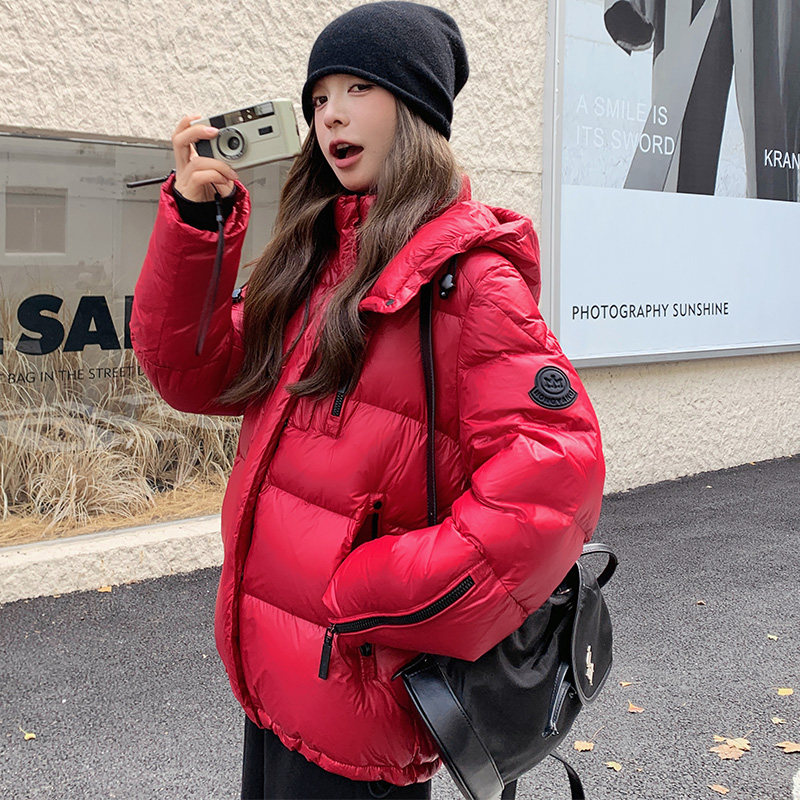 新款现货！加厚保暖面包羽绒服女浙宝180A/货号1856/p295控398，女装羽绒服，浙宝180A