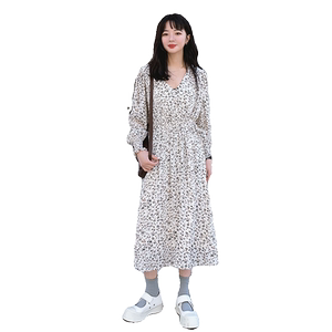 新款！ 24年春款现货碎花连衣裙 259/货号802/p95控158图片
