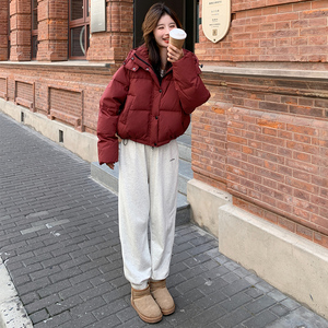 新款现货！小个子短款连帽羽绒服女浙宝180A/货号1829/p255控358图片