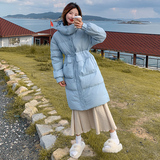 新款现货！韩版收腰中长款羽绒服浙宝180A/货号1830/p255控358，女装羽绒服，浙宝180A