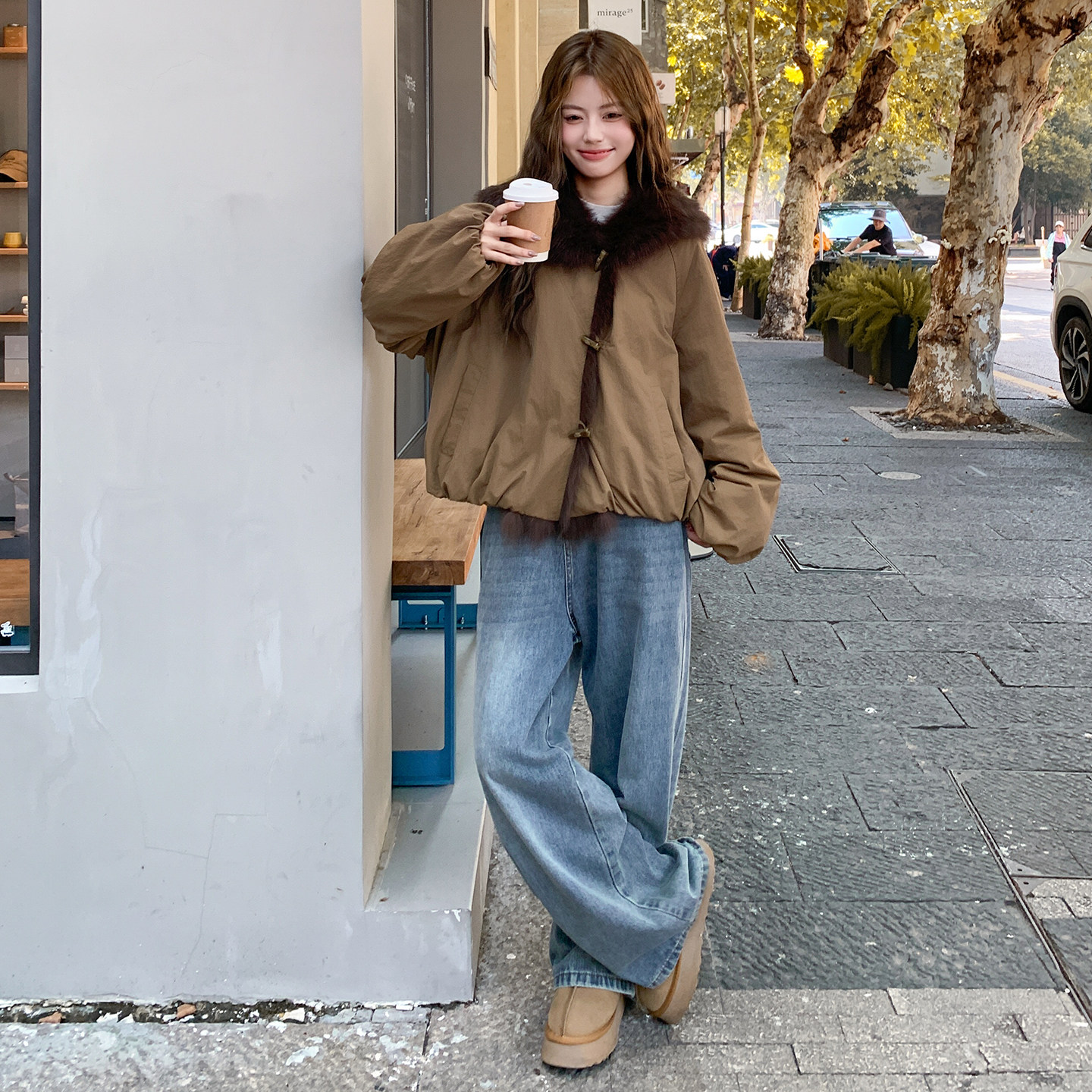 新款现货！大毛领保暖90绒羽绒服浙宝180A/货号M21/P330/K478,女装羽绒服,浙宝180A