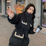 新款现货！25冬季小香风羽绒服小个子浙宝180A/货号892/p215控318，女装羽绒服，浙宝180A