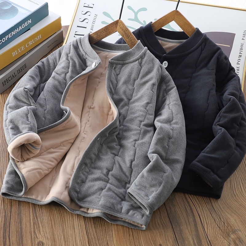 校服神器加厚棉衣男女童冬季夹棉