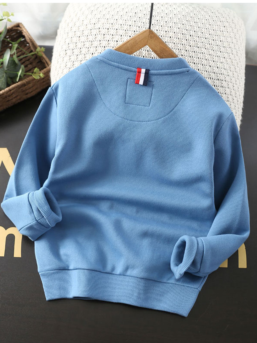 남학생 대학 스타일 자켓 2023 가을 새로운 어린이 순수 코튼 메쉬 코튼 니트 탑 중형 및 대형 아동 캐주얼 가디건