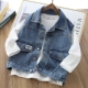 男童水洗牛仔马甲2026秋季 坎肩 儿童帅气休闲潮上衣中大童百搭时尚