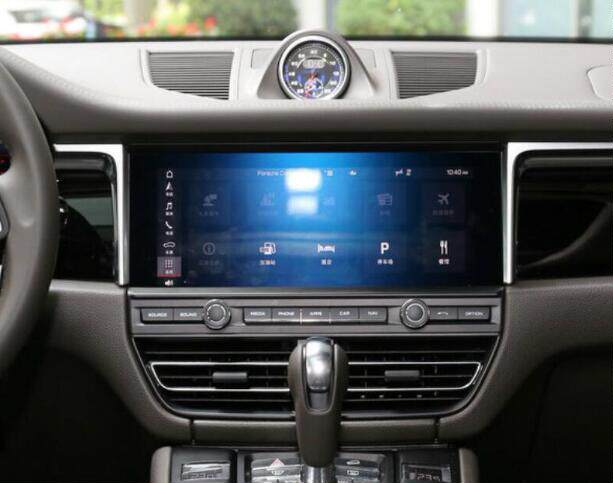 专用21款保时捷-macan中控导航屏幕 高清防指纹防反光软钢化膜