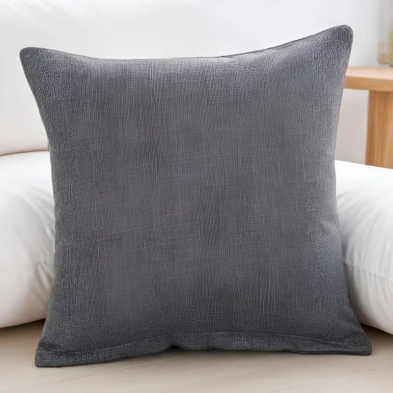 纯色亚麻抱枕简约沙发靠垫飘窗靠枕床上床头大靠背垫抱枕套靠垫套