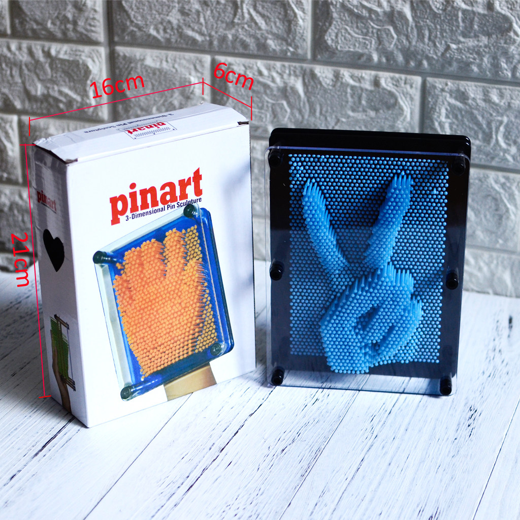 3d手模百变针画抖音diy克隆手印立体创意魔法针雕画儿童玩具 包邮