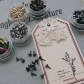 包邮 金色彩色相册 两脚钉mini 4件 3mm 4.5mm青铜 手账DIY装 饰配件