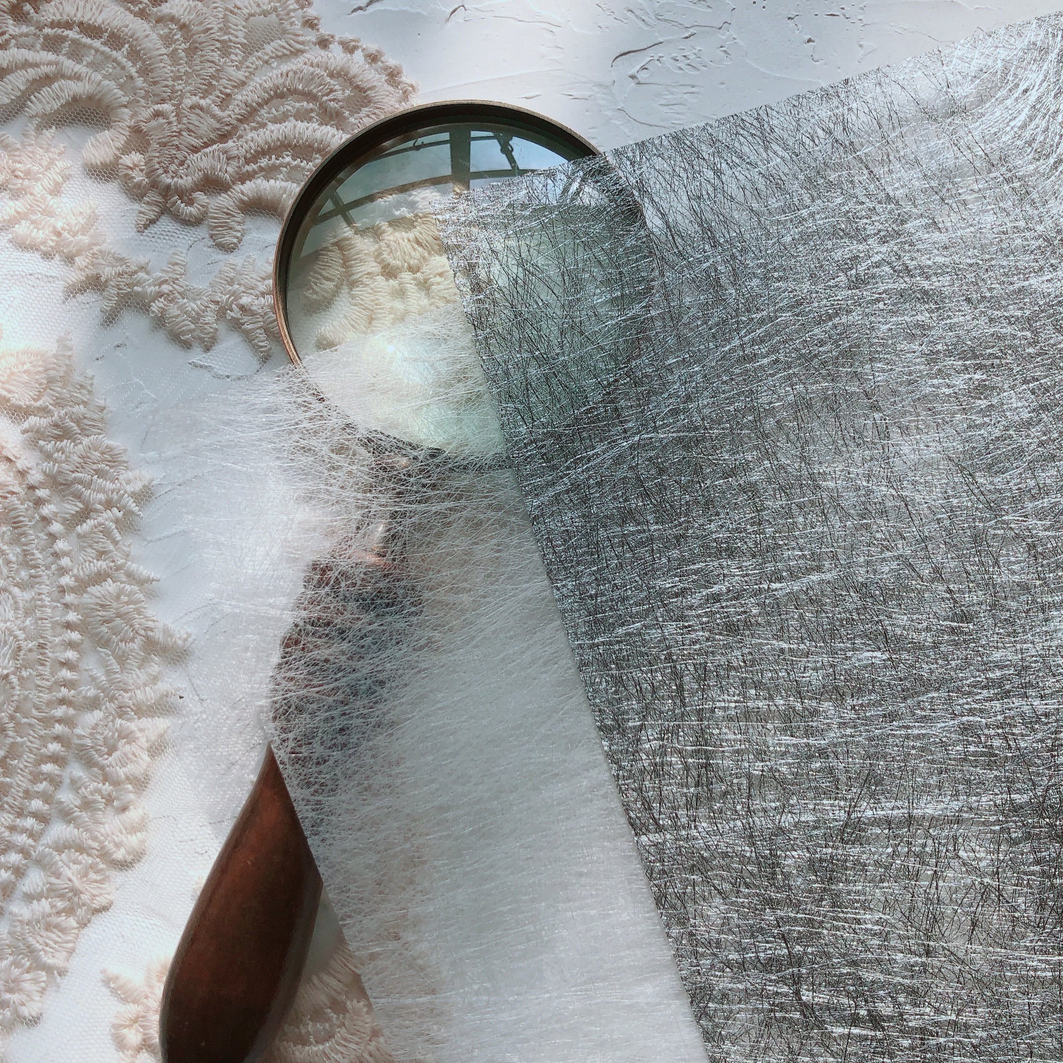 大小姐 蚕丝纸 麻丝网纸 纤维珠光纸 手帐特种素材背景装饰纸diy