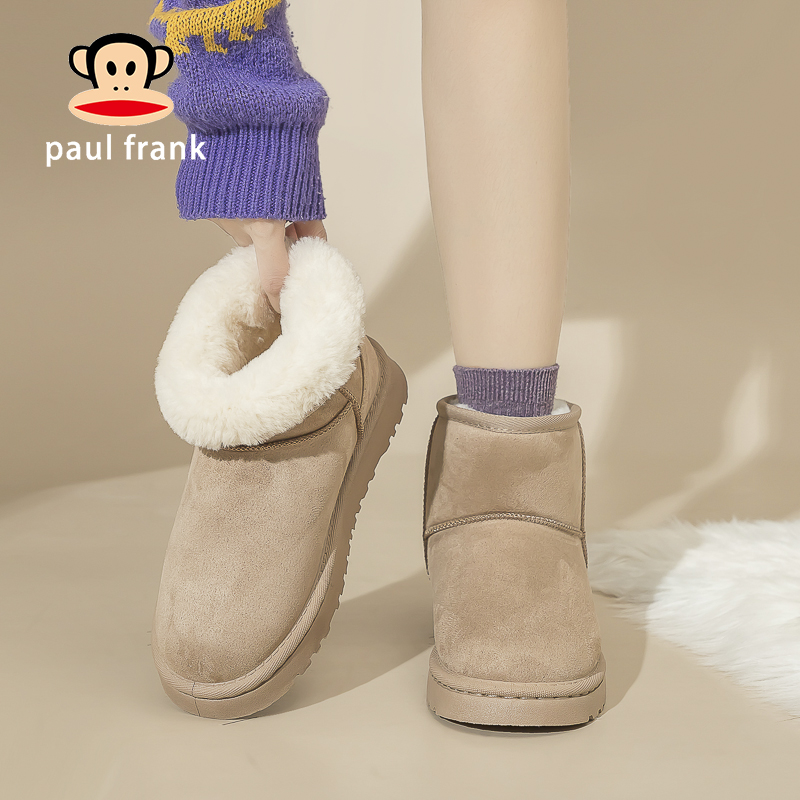 大嘴猴厚底雪地靴女款