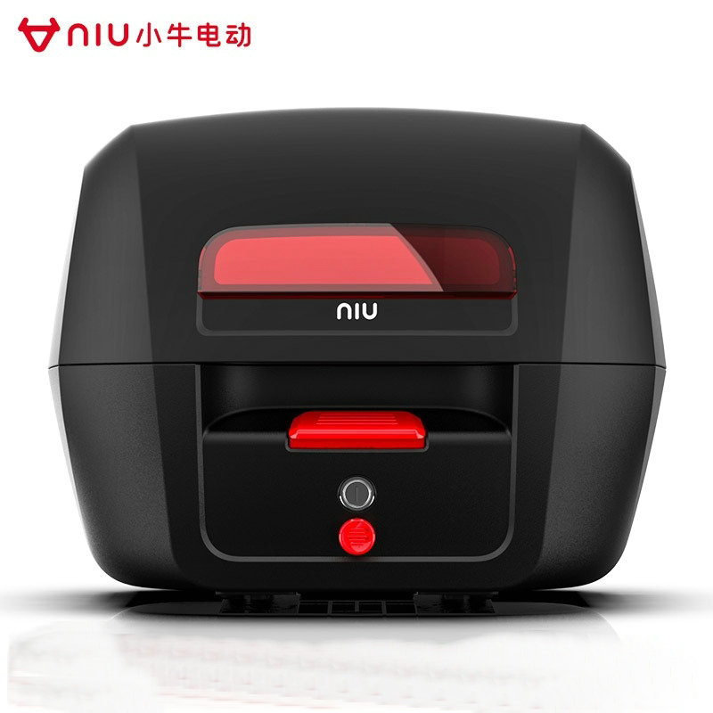 小牛电动原厂电摩 通用后尾箱 电动电瓶车自行车大容量储物箱31L