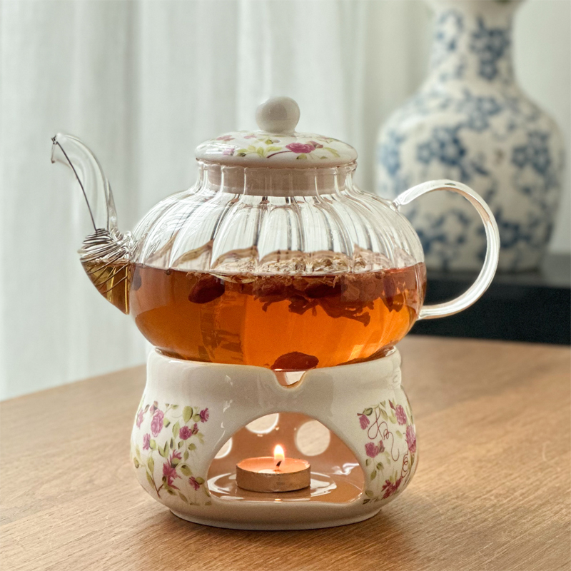 艺客手工煮茶花果茶壶耐热茶壶
