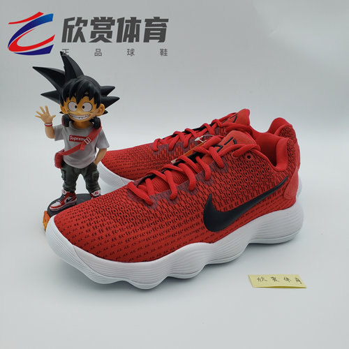 白红low低帮实战篮球鞋