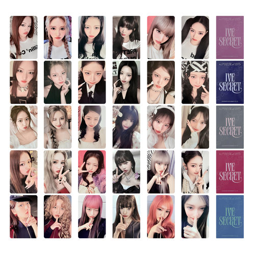 ive专船特安宥真金周边照片礼物