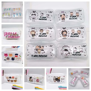 BP GIDLE TT门童RIIZE E团自印周边PVC拉链包文具化妆包透明袋