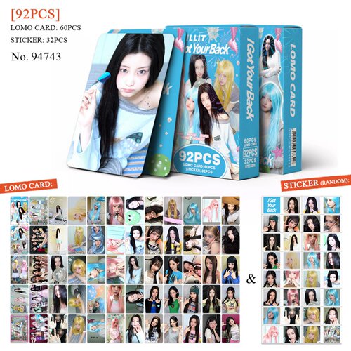 ILLIT小清新LOMO卡明信片60闪卡