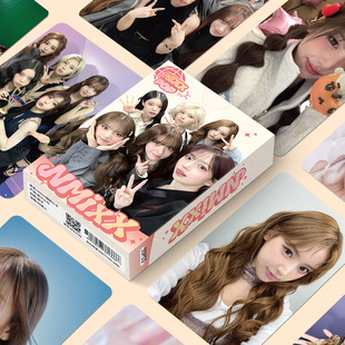 现货55张NMIXX镭射小卡片周边吴海媛雪允圭真专辑LOMO自印闪卡爻