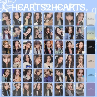Hearts2Hearts组合周边小卡 H2H专辑自印The Chase特典卡S2U ins