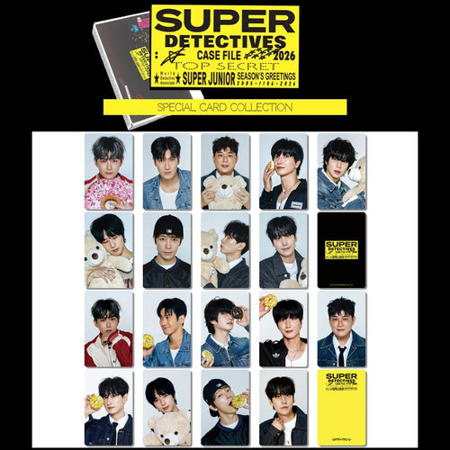 SuperJunior2026台历特典小卡照