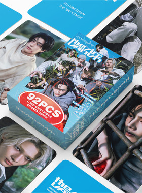 新92张明星小卡E团新专THE SIN VANISH照片卡贴纸LOMO美图照校园