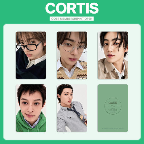 CORTIS小卡 COER MEMBERSHIP KIT周边自印美图收藏wvs会员礼照片