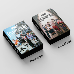 现货55张RIIZE小卡片Impossible郑成灿朴元彬周边美图收藏照片ins