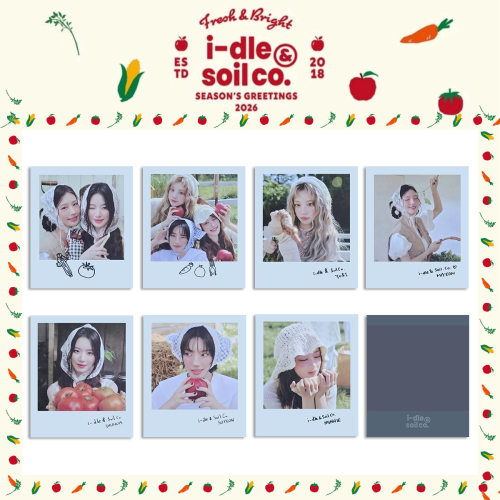 idle 2026 台历拍立得特典小卡 Polaroid自印照片卡礼物校园送人
