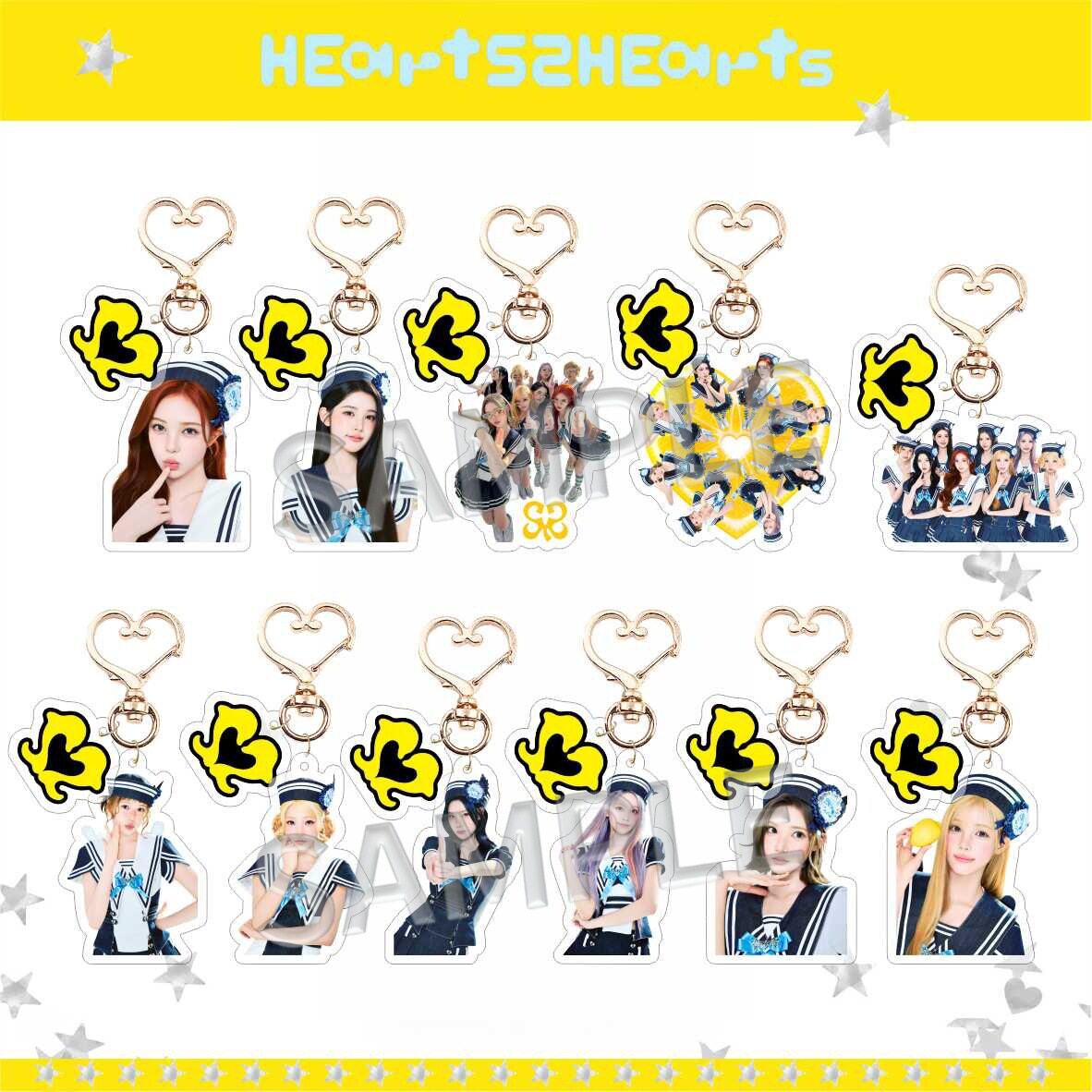 Hearts2Hearts明星周边亚克力扣图片