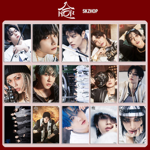 Stray Kids专辑SKZHOP周边海报 自粘画报照片SKZ 合贴纸照片海报