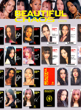 KATSEYE组合BEAUTIFUL CHAOS周边小卡随机卡 wvs特典自印EYEKONS