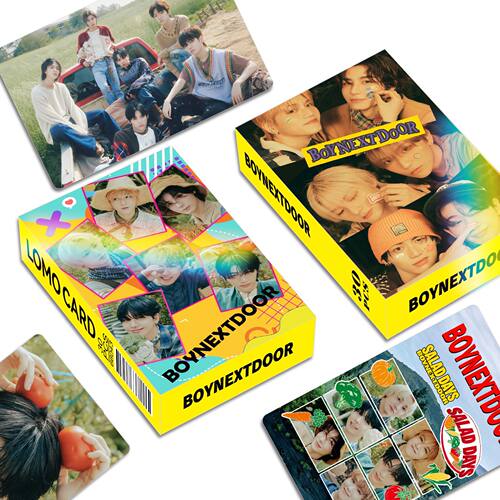 韩星boynextdoor双面30张高清写真lomo卡贺卡书签 明信片照片礼物