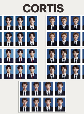 CORTIS周边西服证件照一寸照片 COER收藏护照人物照赵雨凡KEONHO