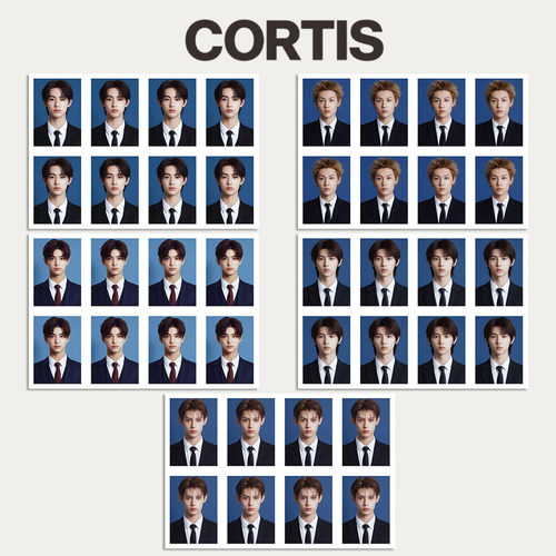CORTIS周边西服证件照一寸照片 COER收藏护照人物照赵雨凡KEONHO