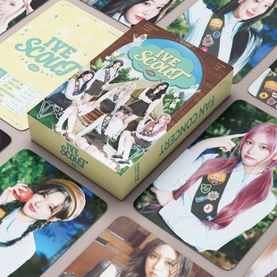 现货KPOP IVE卡片 55张IVE SCOUT歌迷演唱会应援周边张元英美图卡