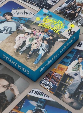 现货55张Stray Kids dominATE:celebrATE黄铉辰李龙馥自印小卡ins