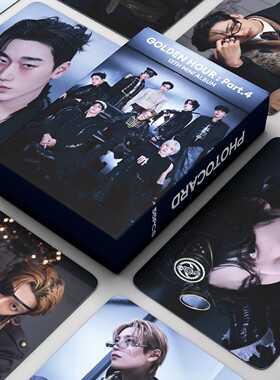 现55张ATEEZ小卡GOLDEN HOUR : Part.4卡片金弘中朴星化周边LOMO