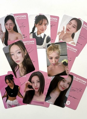 少女时代SMTOWN 30周年扭蛋卡林允儿小卡 金泰妍SMT自印明星卡ins