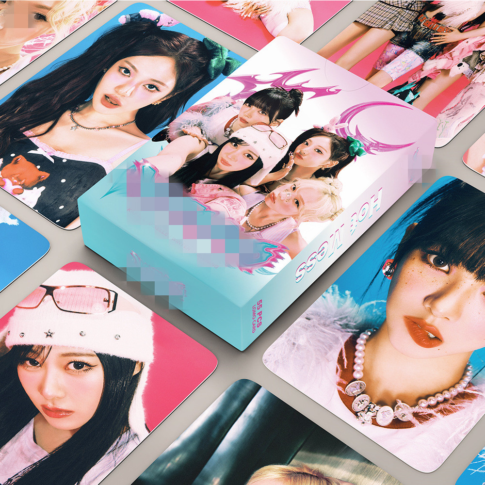 现货吒冬柚hot mess7月新专周边应援卡lomo卡55张明信片收藏卡ins