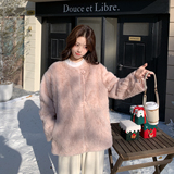 新品皮毛一体外套2D118-6183-P225-K338，女装短外套，2D118