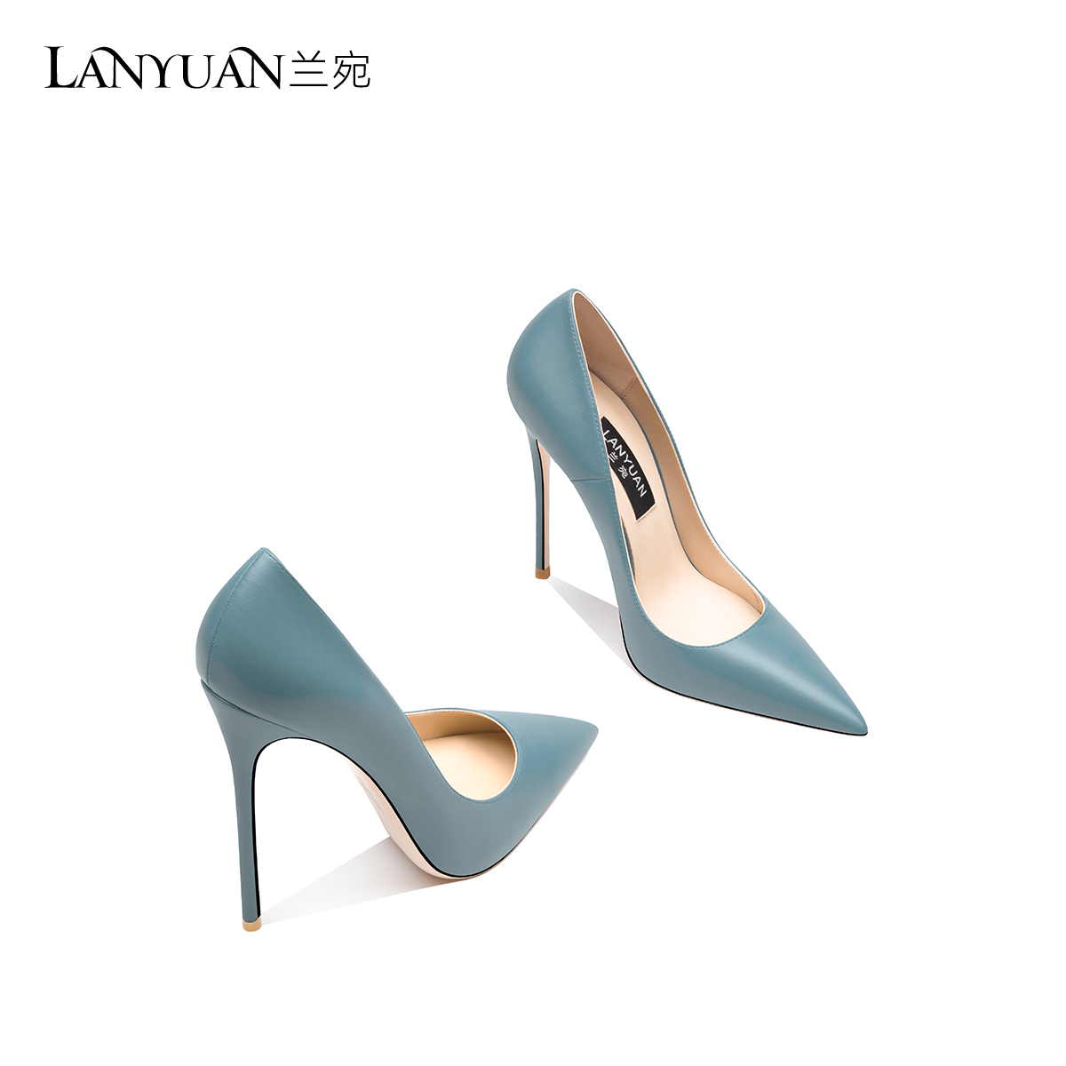 兰宛超细跟高跟鞋2024新款