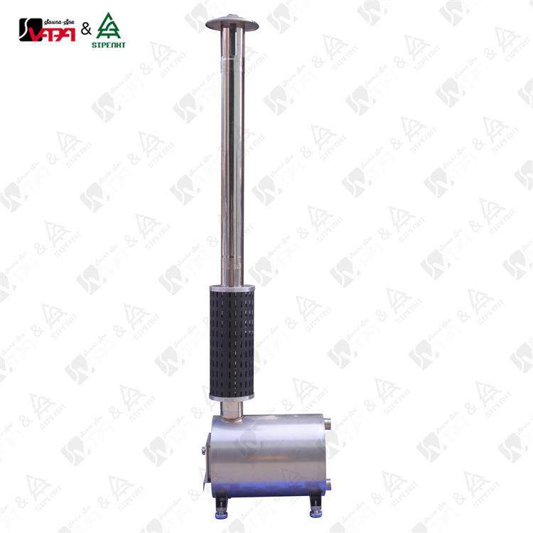 厂家发货木桶浴缸外置烧柴炉全不锈钢304#烧柴炉桑拿浴缸用