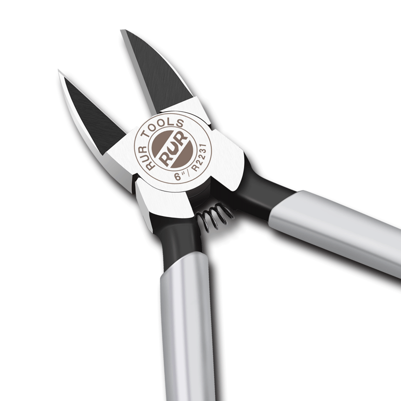 水口钳剪钳斜口钳模型高达偏口小钳子斜嘴工业级电子薄刃剪线电工