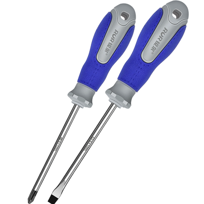 锐尔铬钒钢一字梅花带磁螺丝刀